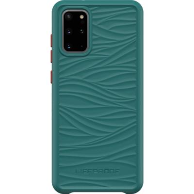 LifeProof WAKE - Achterzijde behuizing voor mobiele telefoon - hergebruikt plastic uit de oceaan - groen/oranje, down under - voor Samsung Galaxy S20+, S20+ 5G