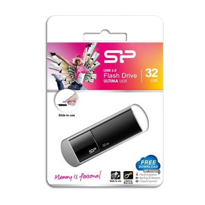 Silicon Power U05 Ultima USB Pendrive 32GB USB 2.0 Black