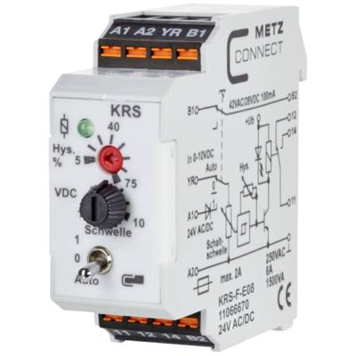 Metz Connect 11066670 Drempelwaardeschakelaar 24, 24 V/AC, V/DC (max) 1x wisselcontact 1 stuk(s) Metz Connect 11066670 Drempelwaardeschakelaar 24, 24 V/AC, V/DC (max) 1x wisselcontact 1 stuk(s)