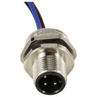 TRU COMPONENTS TC-12833204 Sensor/actuator inbouwstekker M12 Aantal polen (sensoren): 3 Stekker, inbouw 0.5 m 1 stuk(s) - thumbnail