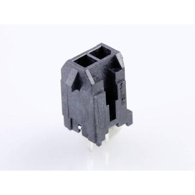 Molex 430450228 Male header, inbouw (standaard) Totaal aantal polen: 2 Rastermaat: 3 mm Inhoud: 1 stuk(s) Tray