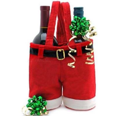 Santa Claus jarretels broek Candy Bottle Gift Bag decoratie
