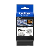 Brother TZESL251 Labeltape zelflaminerend Tapekleur: Wit Tekstkleur: Zwart 24 mm 8 m - thumbnail