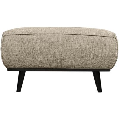 WOOOD Hocker 'Statement' Structure Velvet, kleur Wheatfield