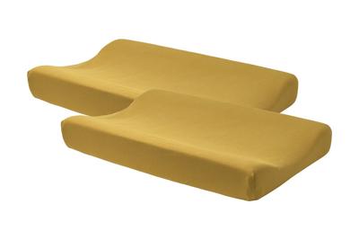 Meyco aankleedkussenhoes - set van 2 Basic jersey 50x70 cm honey gold Meyco aankleedkussenhoes - set van 2 Basic jersey 50x70 cm honey gold