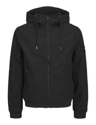 Jack & Jones Jjebasic Softshell Hood Noos 12236300 Softshell Jas Black