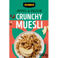 Jumbo Crunchy Muesli Appel & Rozijn 900g - thumbnail