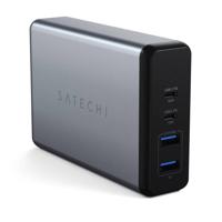 Satechi ST-TC108WM USB-oplader 108 W 2x USB-A, 2x USB-C USB PD Antraciet Binnen - thumbnail