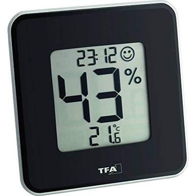 TFA Dostmann Style 30.5021.01 Thermo- en hygrometer Zwart