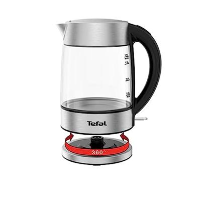 Tefal KI772D waterkoker 1,7 l 2400 W Roestvrijstaal, Transparant