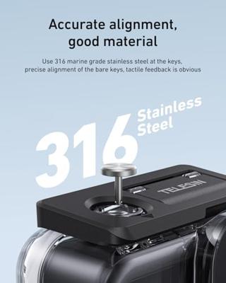 Telesin Waterproof Case voor DJI Osmo Action 6