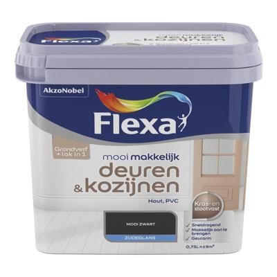 Flexa Mooi Makkelijk Deuren en Kozijnen - Zwart