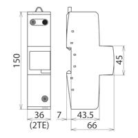 DEHN 961200 DVCI 1 255 Combi-afleider Overspanningsbeveiliging voor: Verdeelkast 50 kA 1 stuk(s) - thumbnail