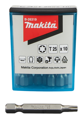 Makita Accessoires Schroefbit T25x50mm - B-26319 - B-26319