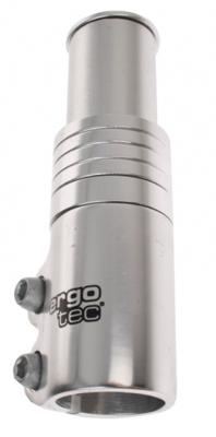 Ergotec Stuurpen verlenger ahead 3 - 1-1/8" al6061 t6 - zilver