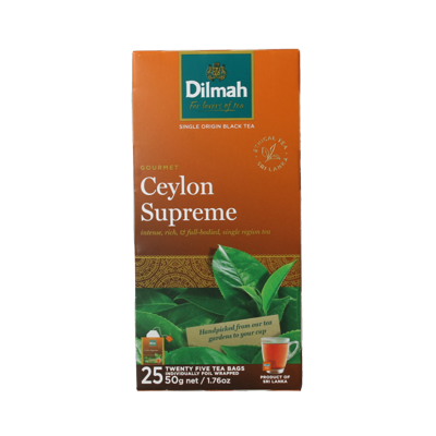 Dilmah Ceylon supreme classic 25 Zakjes
