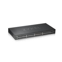 ZyXEL GS1920-48V2 Managed Gigabit Ethernet (10/100/1000) Zwart - thumbnail