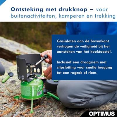 Optimus Sparky Fire starter Zwart