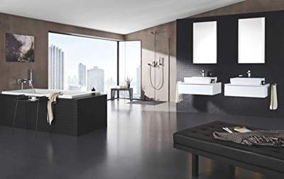 Grohe Eurocube Wastafelkraan Medium Met Waste 28 mm Met Temperatuurbegrenzer Chroom - thumbnail