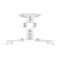 LogiLink BP0057 Beamer-plafondbeugel Plafondhouder, In hoogte verstelbaar, Kantelbaar, Zwenkbaar Afstand vloer-plafond (max.): 150 mm Wit - thumbnail