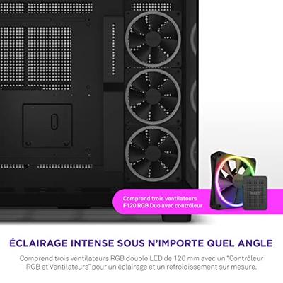 Mid-Tower Case - NZXT - H9 Elite - Gehard glas - Optimale luchtstroom - Zwart