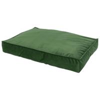 Madison Bed producten velours lounge kussen groen L - thumbnail