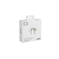 Sudio E3 wit, draadloze oordopjes met Bluetooth 5.3, hybride ANC, microfoon, AAC-codec, 30 uur speeltijd, draadloos opladen en USB Type-C opladen, IPX4 spatwaterdicht - thumbnail
