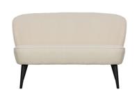 WOOOD Bankje 'Sara' Bouclé, kleur Crème - thumbnail