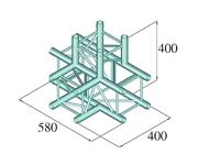 Alutruss DECOLOCK DQ4-PAT42 Vierkant truss 4-voudige hoek 90 ° - thumbnail