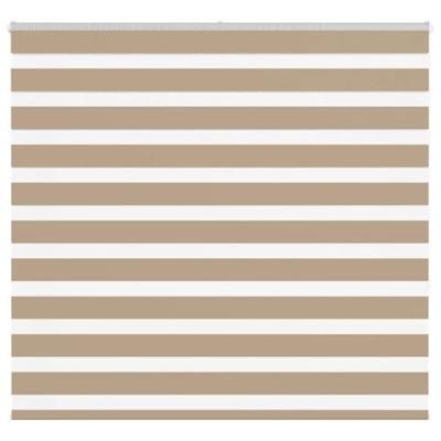 VidaXL Zebra blind 165x150 cm stofbreedte 160,9 cm polyester zandbruin VidaXL Zebra blind 165x150 cm stofbreedte 160,9 cm polyester zandbruin