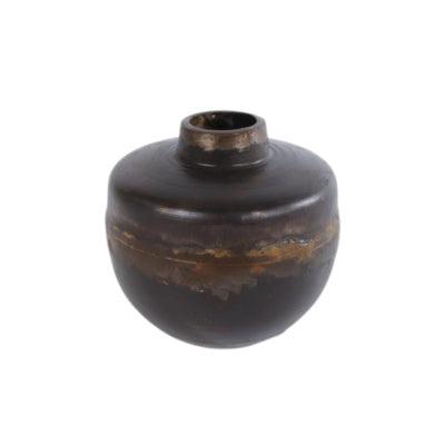 Kandelaar Hidde metaal bruin 7,5 cm | 12 stuks