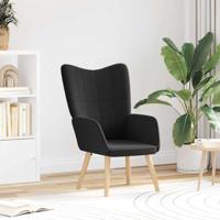 Fauteuil Zwart 62 x 67 x 95,5 cm Sherpa Stof - thumbnail