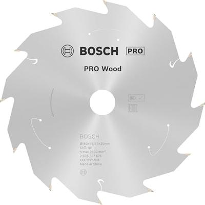 Bosch Accessoires Cirkelzaagblad ACCU Standard for Wood 160x20/15.875x1.5/1.0x12T - 2608837675 Bosch Accessoires Cirkelzaagblad ACCU Standard for Wood 160x20/15.875x1.5/1.0x12T - 2608837675