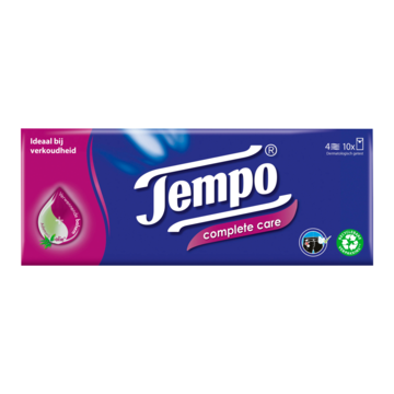Tempo Zakdoekje complete care 10 Stuks Tempo Zakdoekje complete care 10 Stuks