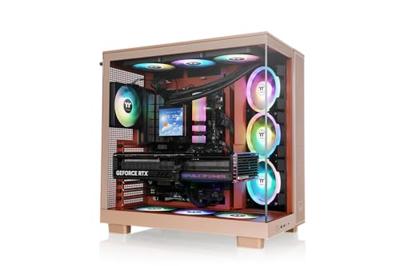 Thermaltake View 380 XL TG ARGB Gravel Sand Midi-tower PC-behuizing Zand-bruin