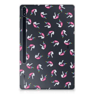 Hippe Hoes voor Samsung Galaxy Tab S7 Plus | S8 Plus Unicorns Hippe Hoes voor Samsung Galaxy Tab S7 Plus | S8 Plus Unicorns