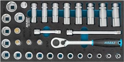 HAZET Dopsleutelset 163-483/33 - 3/8 inch (10 mm) vierkant hol - Buiten-zeskant-tractieprofiel, Binnen-zeskant-profiel - 33-delig - 5 - 22 HAZET Dopsleutelset 163-483/33 - 3/8 inch (10 mm) vierkant hol - Buiten-zeskant-tractieprofiel, Binnen-zeskant-profiel - 33-delig - 5 - 22