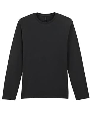 Gildan G64400 Softstyle® Adult Long Sleeve T-Shirt - Black - L