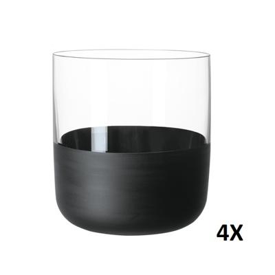 Villeroy & Boch Manufacture Rock Shot glas 4 stuks Villeroy & Boch Manufacture Rock Shot glas 4 stuks