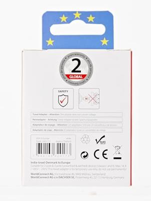 Skross SKR1500217E Travel Adapter India / Israel / Denmark To Europe - thumbnail