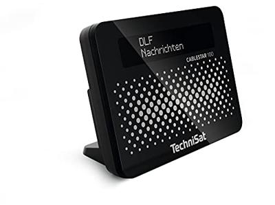 TechniSat CABLESTAR 100 - digitale radioprogramma's (voor ongecodeerde digitale radioprogramma's via kabelnet, voor het uitbreiden van een bestaand systeem, zonder boxen)12.00 x 9.00 x 5.70 cm, Zwart