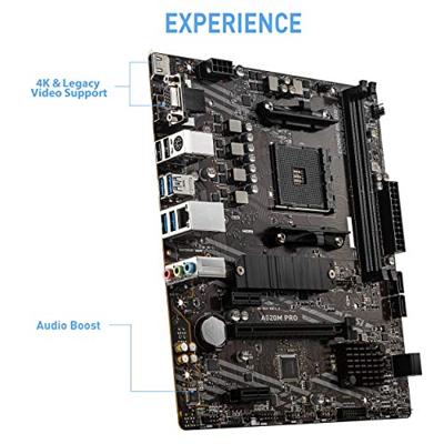 MSI A520M PRO Moederbord Socket AMD AM4 Vormfactor Micro-ATX Moederbord chipset AMD® A520