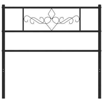 Hoofdbord 75 cm metaal zwart Hoofdbord 75 cm metaal zwart