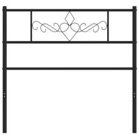 Hoofdbord 75 cm metaal zwart - thumbnail
