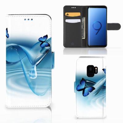 Samsung Galaxy S9 | Telefoonhoesje | Met pasjeshouder | Vlinders