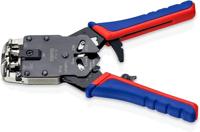 Crimp lever pliers for Western plugs Western connector RJ10 (4-pin) 7.65 mm, RJ11/12 (6-pin) 9.65 mm, RJ45 (8-pin) 11.68 mm - thumbnail