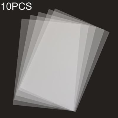 10 stuks Print warmte krimpfolie DIY Epoxy papier af te drukken Rubberstempel materiële papier af te drukken (transparant)