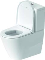 Toilet Duravit D-Neo Staand Voor Reservoir Rimless Diepspoel 65 cm Hoogglans Wit Duravit - thumbnail