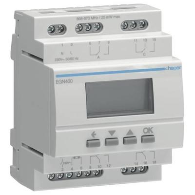 Hager DIN-rail schakelklok Digitaal