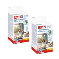 tesa 55286-00500-01 Pollenrooster (b x h) 130 cm x 150 cm Antraciet 2 stuk(s) - thumbnail